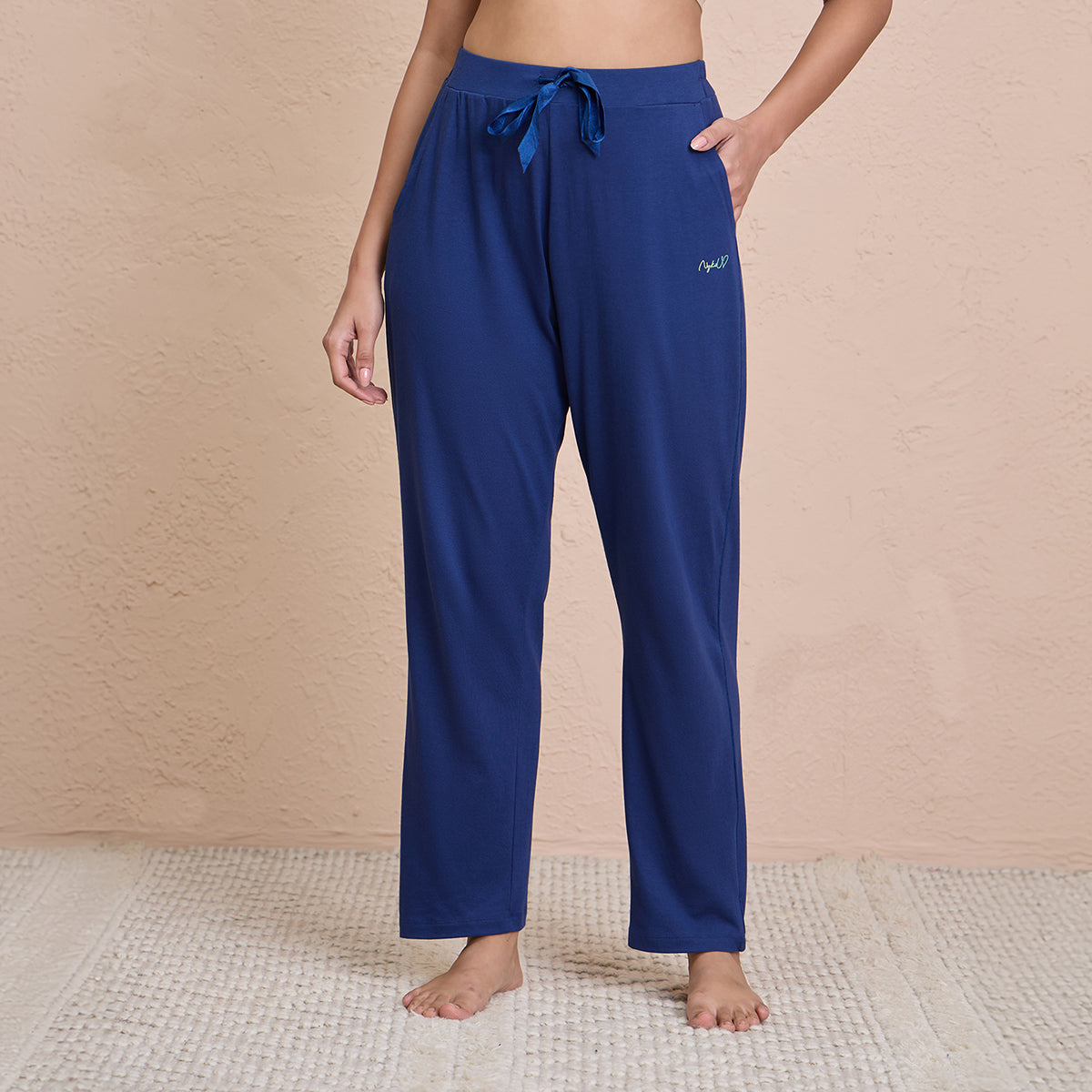 Cotton Modal Pajamas in Comfy Relaxed Fit - NYS911-Dark Blue