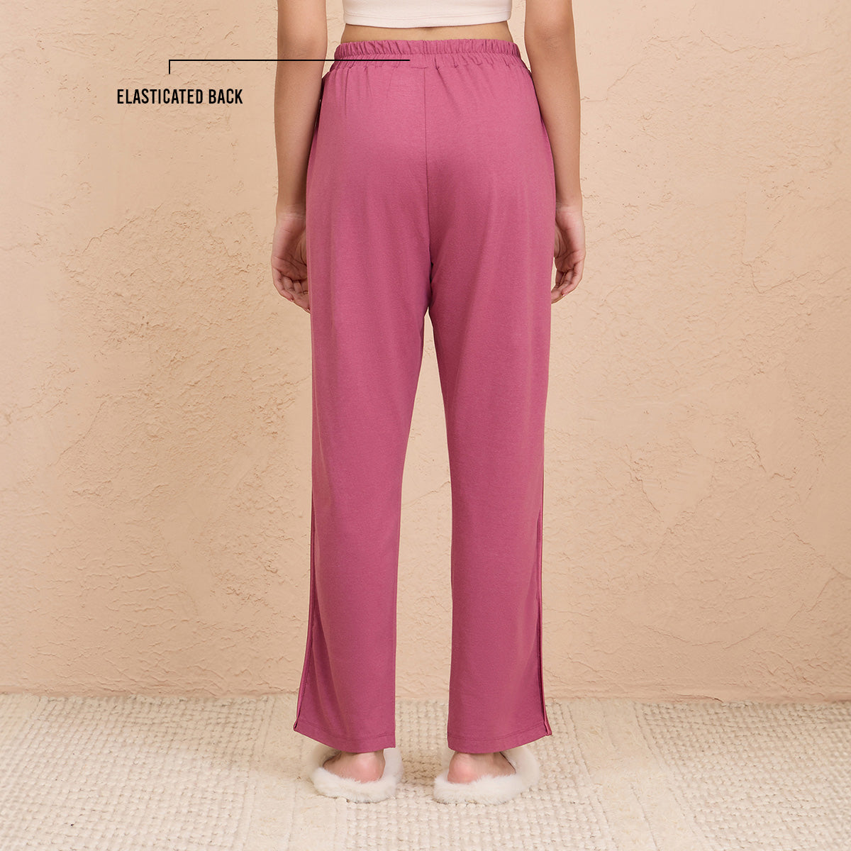 Cotton-Modal Pajamas in Super comfy Relaxed Fit - NYS911-Grape