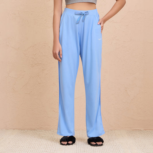 Cotton-Modal Pajamas in Super comfy Relaxed Fit - NYS911-Light Blue