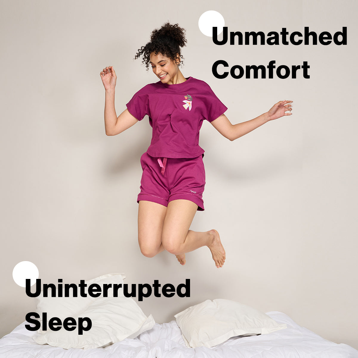 NYKD BY NYKAA BUTTERY SOFT MODAL COTTON SHORTS WITH CLEAN ELASTICATED WAIST & POCKETS NYS912 Wine