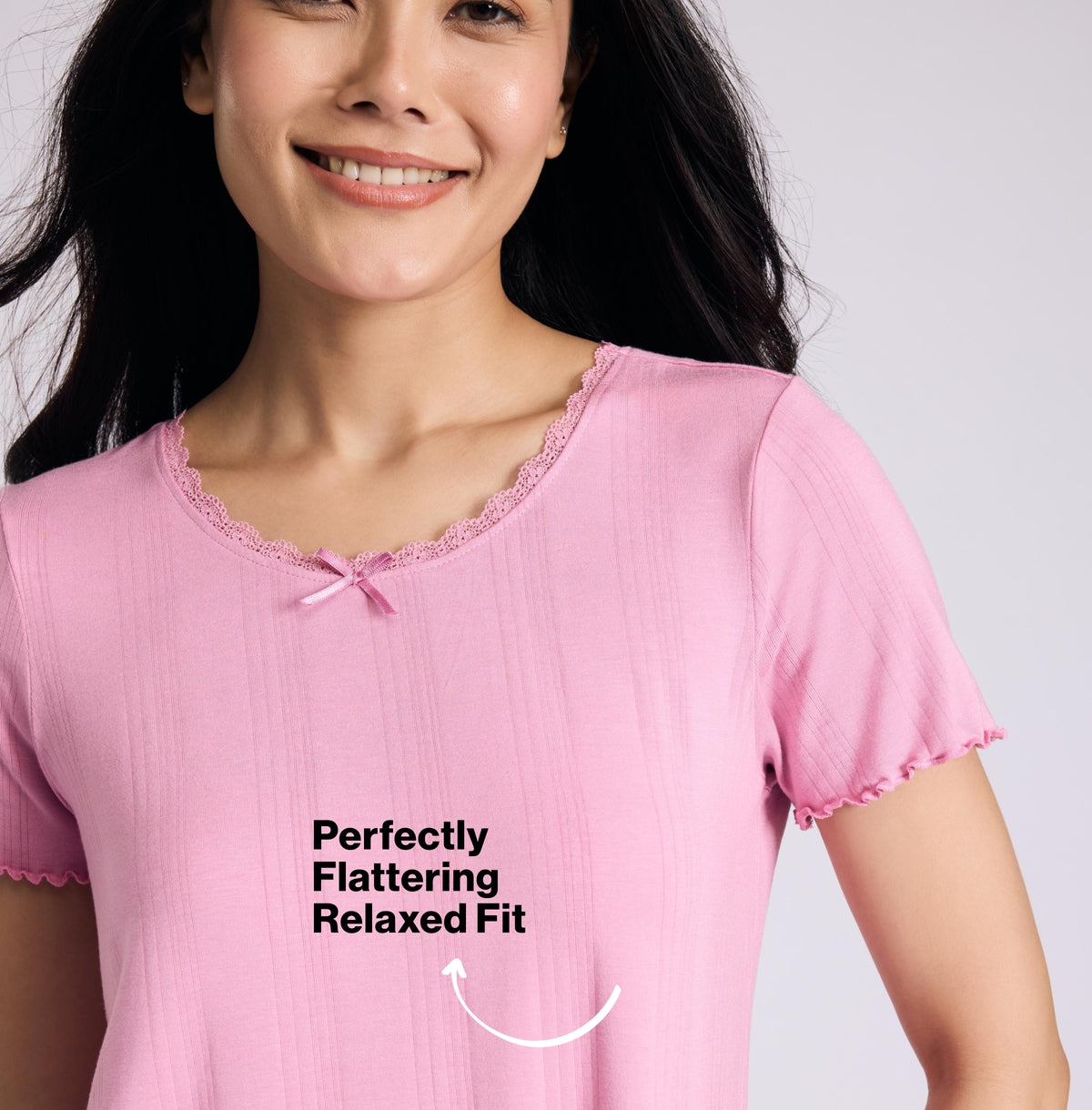 Nykd By Nykaa Sumptuously Soft Modal Pointelle Textured Baby Top NYS923 Pink