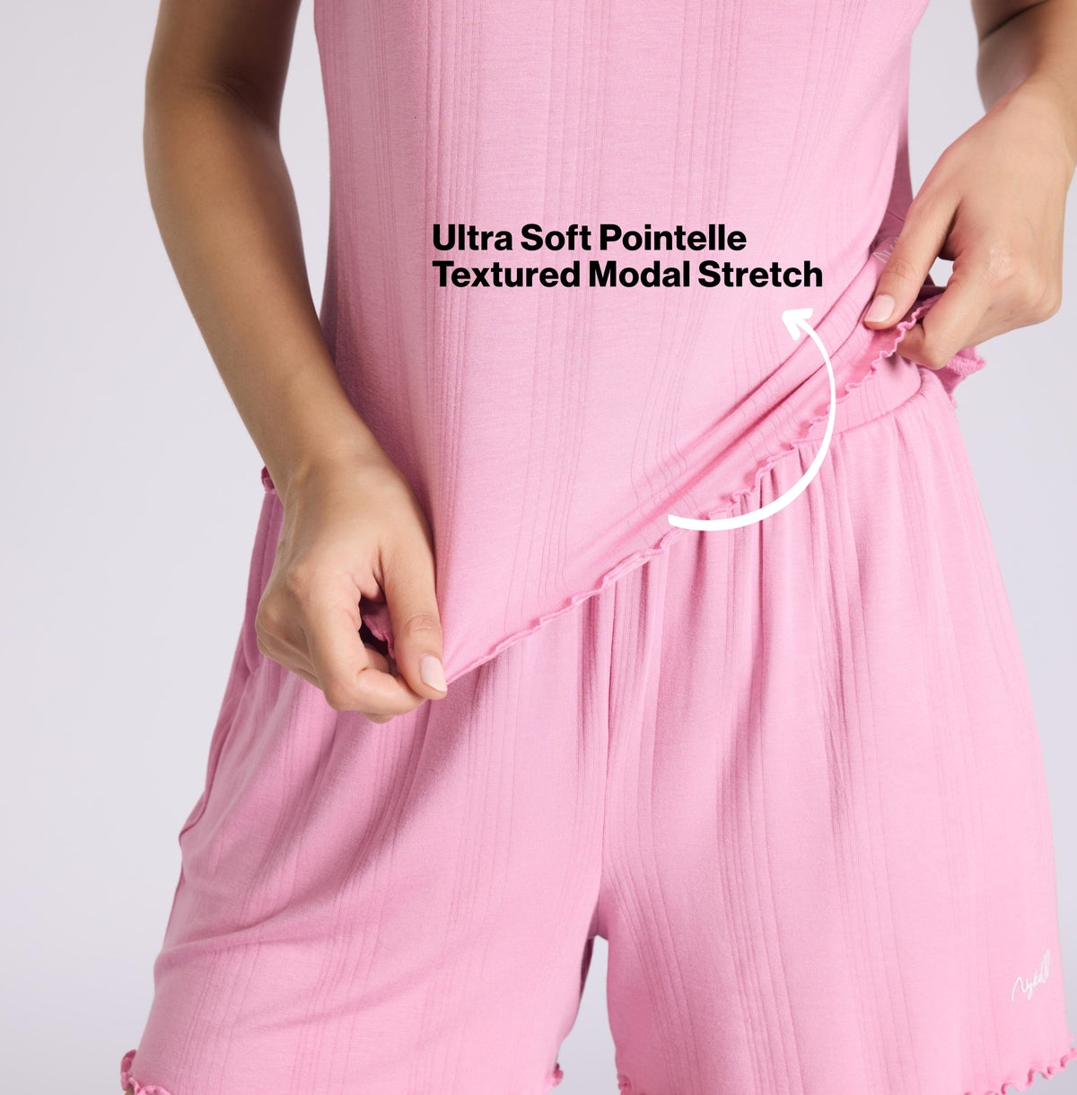 Nykd By Nykaa Sumptuously Soft Modal Pointelle Textured Baby Top NYS923 Pink