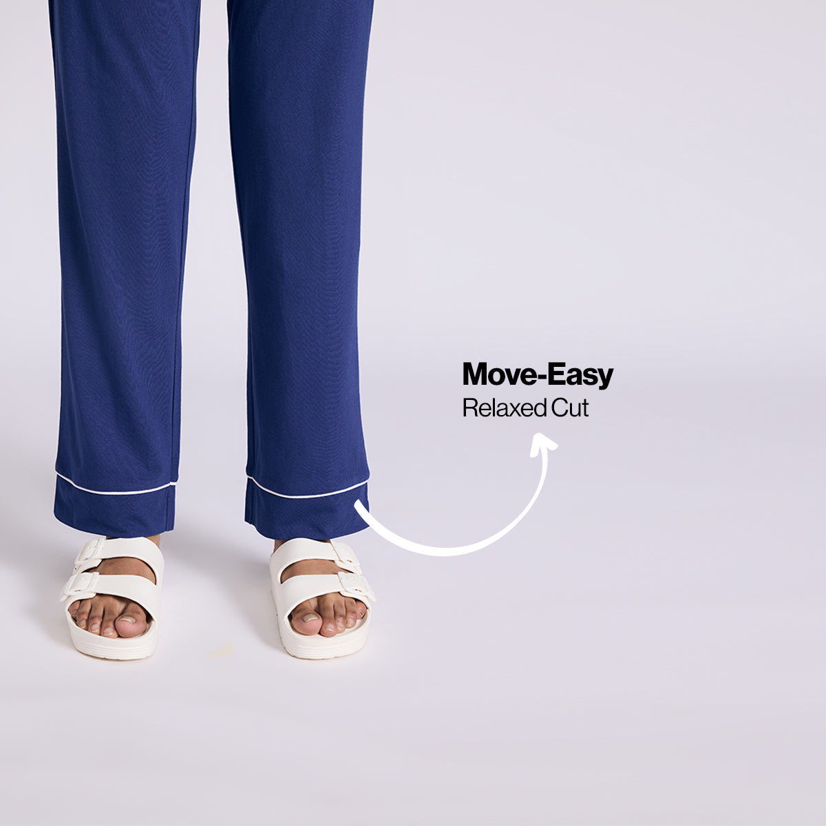 Nykd By Nykaa Buttery Soft Cotton Modal Button-Down Pyjama Set Of 2 Nys926 Navy