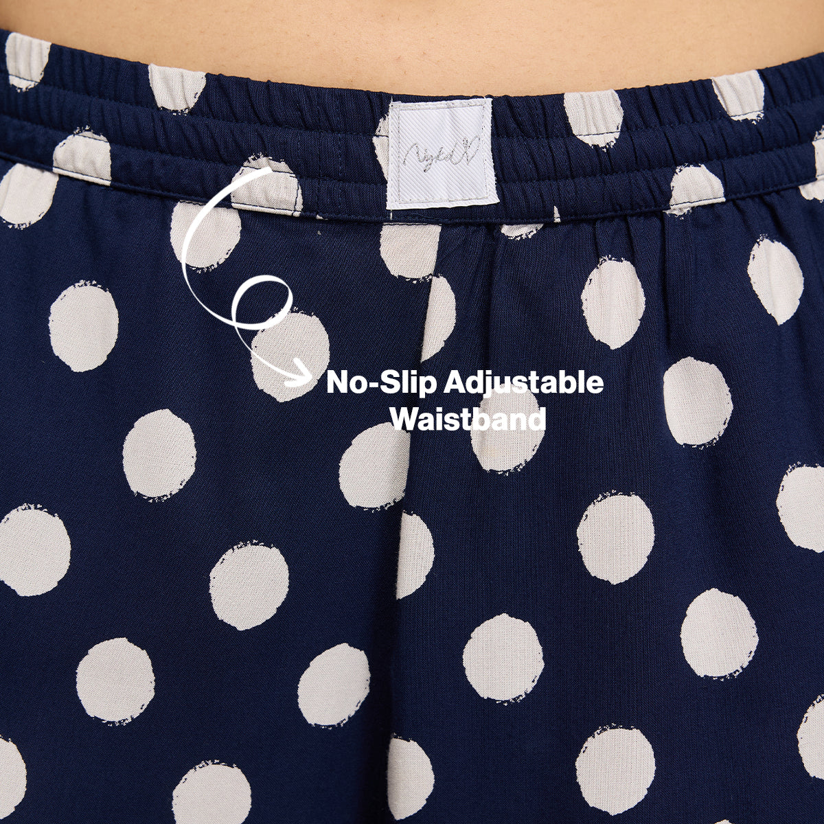 NYKD BY NYKAA BREEZY RAYON SHORTS COORD SET WITH FLATTERING HIGH LOW HEM TOP NYS930 NAVY BLUE