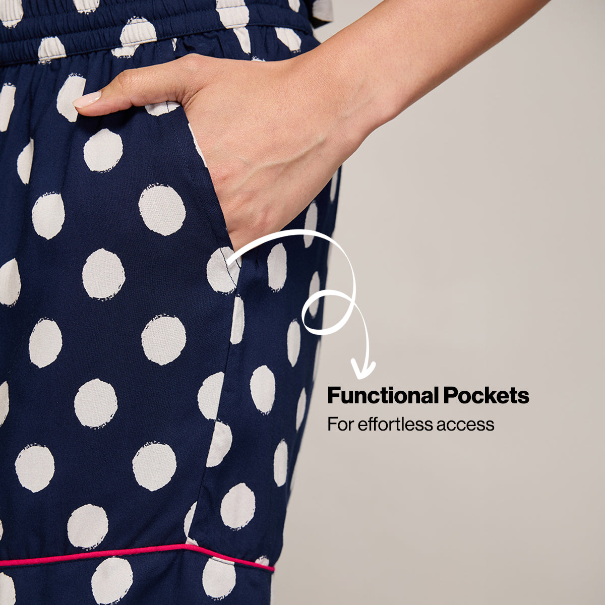 NYKD BY NYKAA BREEZY RAYON SHORTS COORD SET WITH FLATTERING HIGH LOW HEM TOP NYS930 NAVY BLUE