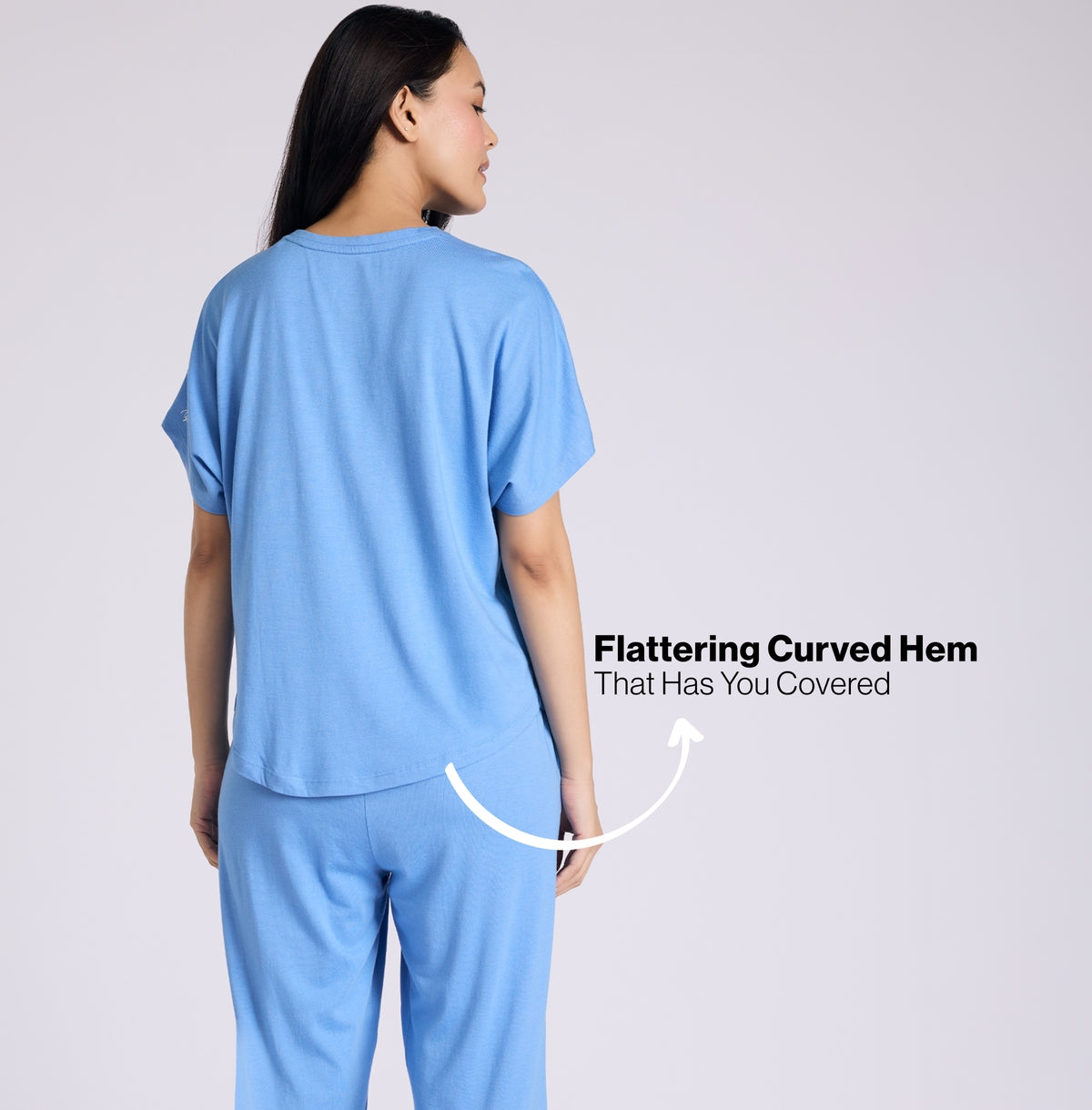 "Nykd by Nykaa Buttery Soft Modal Cotton Pyjama Coord Set of 2 With Round Neck Graphic Tee Nys932 Blue Nautical"