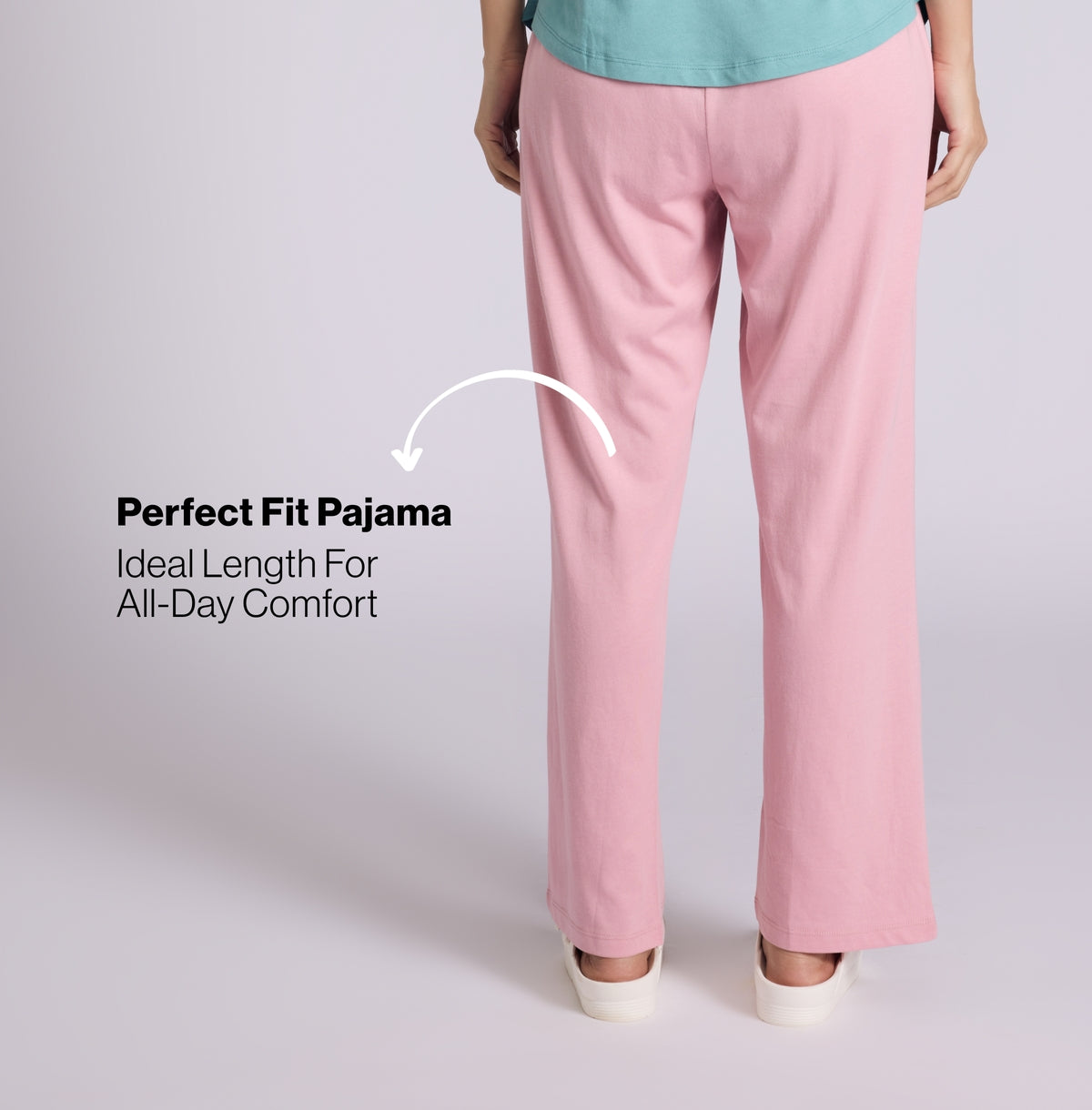 "Nykd by Nykaa Buttery Soft Modal Cotton Pyjama Coord Set of 2 With Round Neck Graphic Tee Nys932 Green Heart"