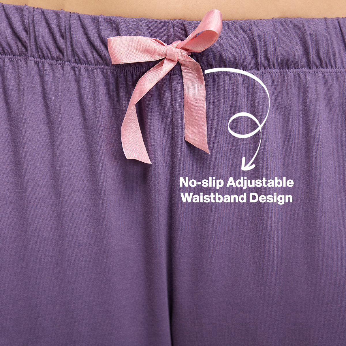 NYKD BY NYKAA BUTTERY SOFT MODAL COTTON PYJAMA COORD SET WITH ROUND NECK GRAPHIC TEE NYS932 PINK