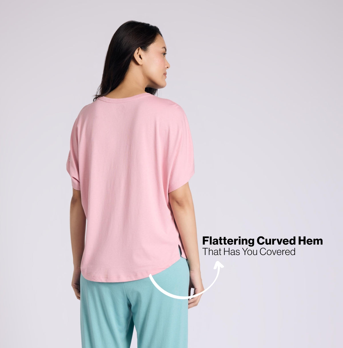 Nykd by Nykaa Buttery Soft Modal Cotton Pyjama Coord Set of 2 With Round Neck Graphic Tee Nys932 Pink Club
