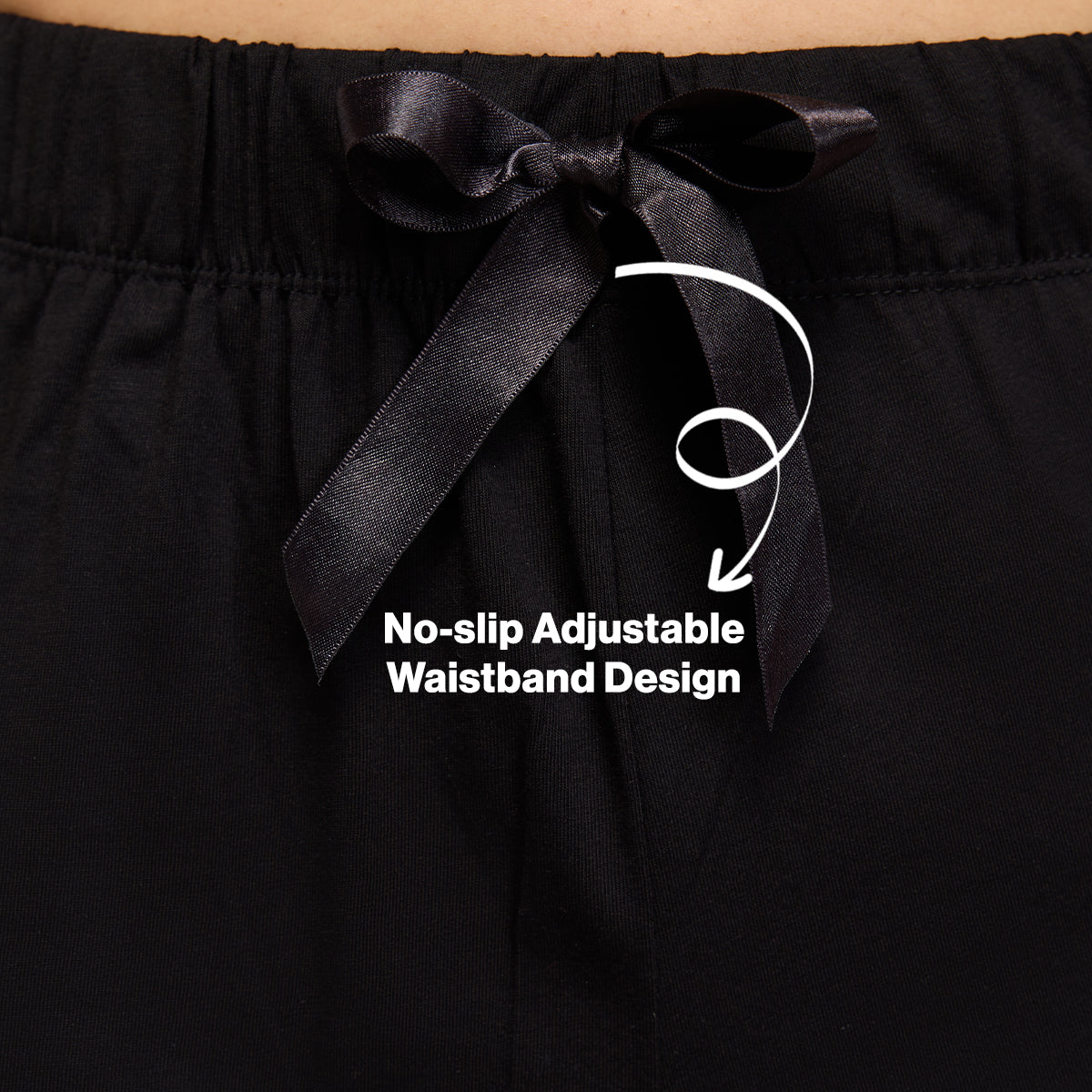 NYKD BY NYKAA BUTTERY SOFT MODAL COTTON SHORTS COORD SET WITH ROUND NECK GRAPHIC TEE NYS940 BLACK