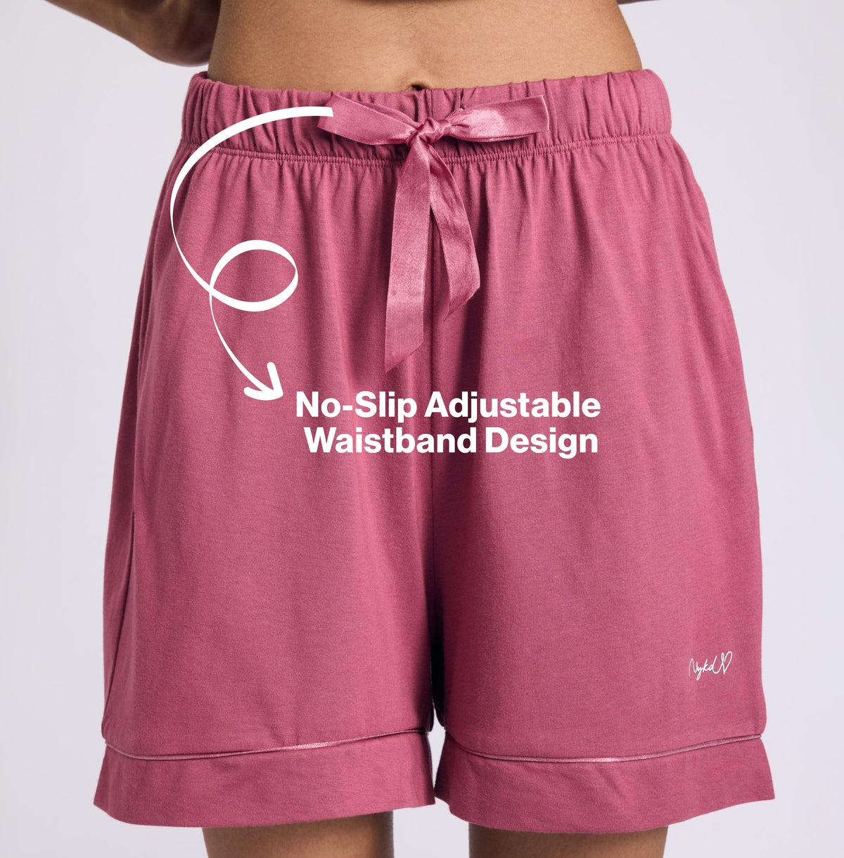 Nykd by Nykaa Buttery Soft Modal Cotton Shorts Coord Set With Round Neck Graphic Tee Nys940 Grape Coffee