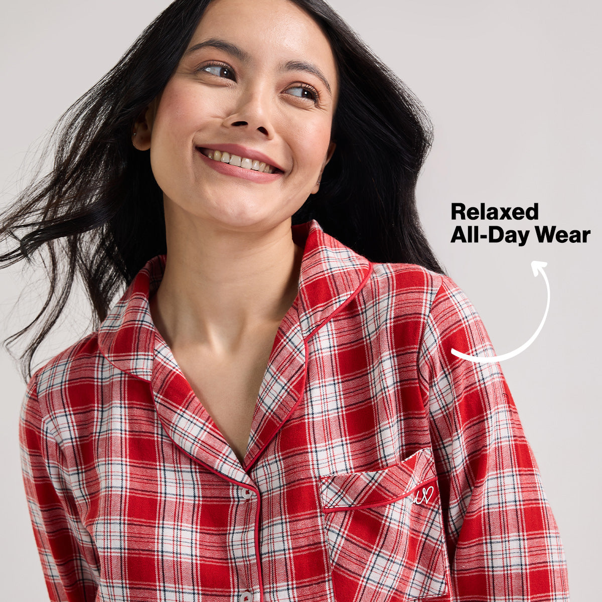 Nykd By Nykaa Holiday Special Matching Twinning FamJam Pyjama Set of 2 for Women NYS951 in Super Soft Cotton - Red & White