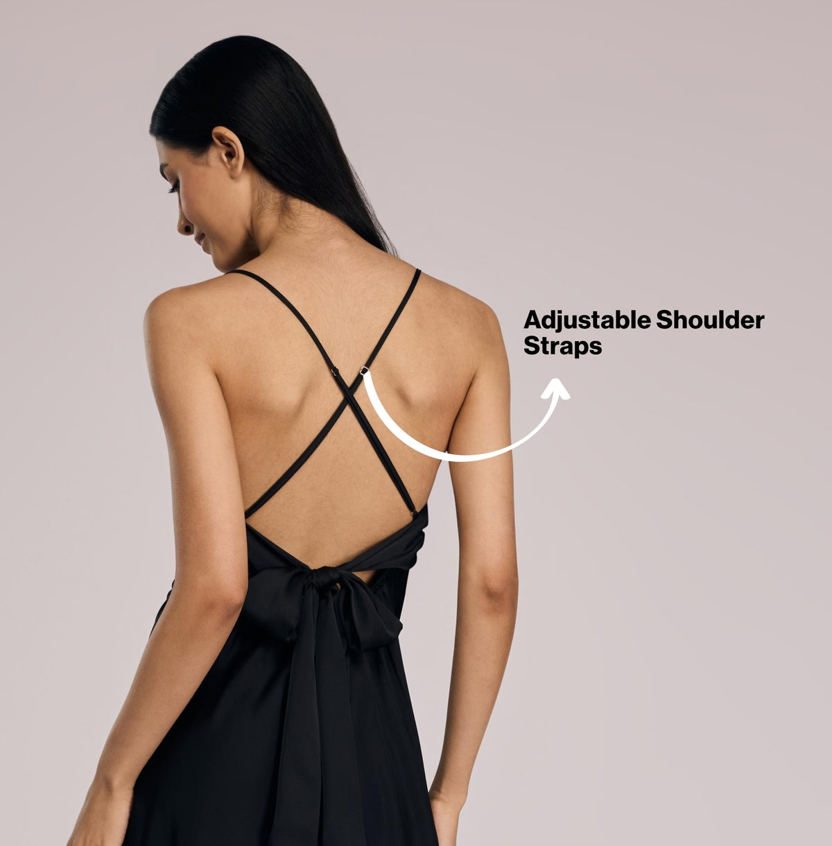 Nykd By Nykaa Luxe Satin Slip Dress With Cowled Neck-Bridal Edit-NYS972 Black
