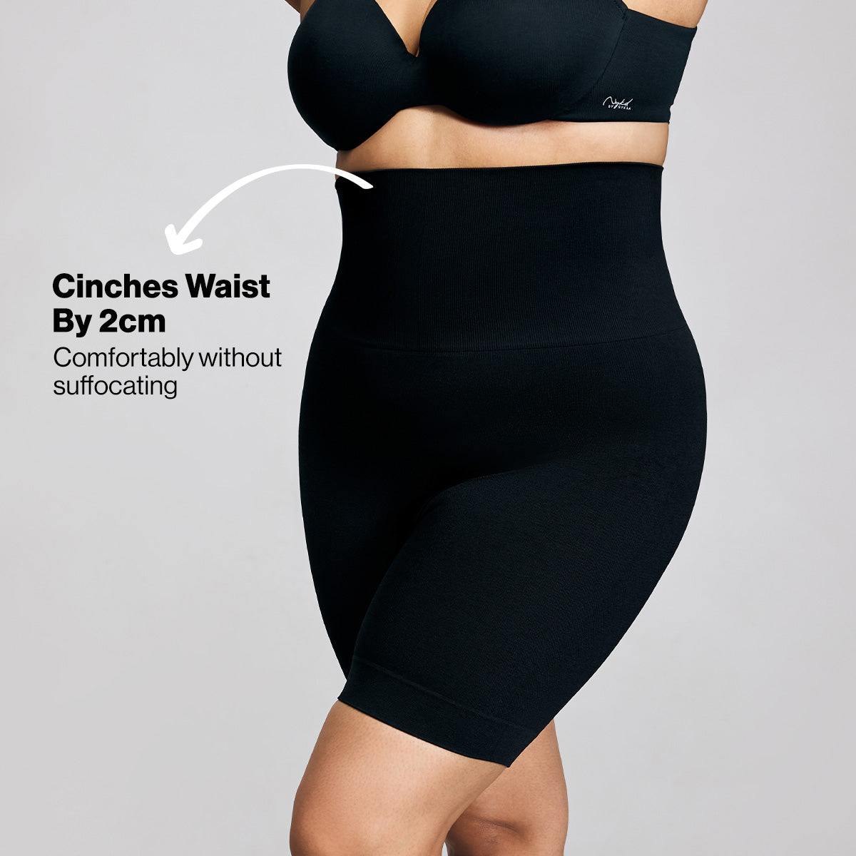 Waist and Thigh Shaper-NYSH02-Black