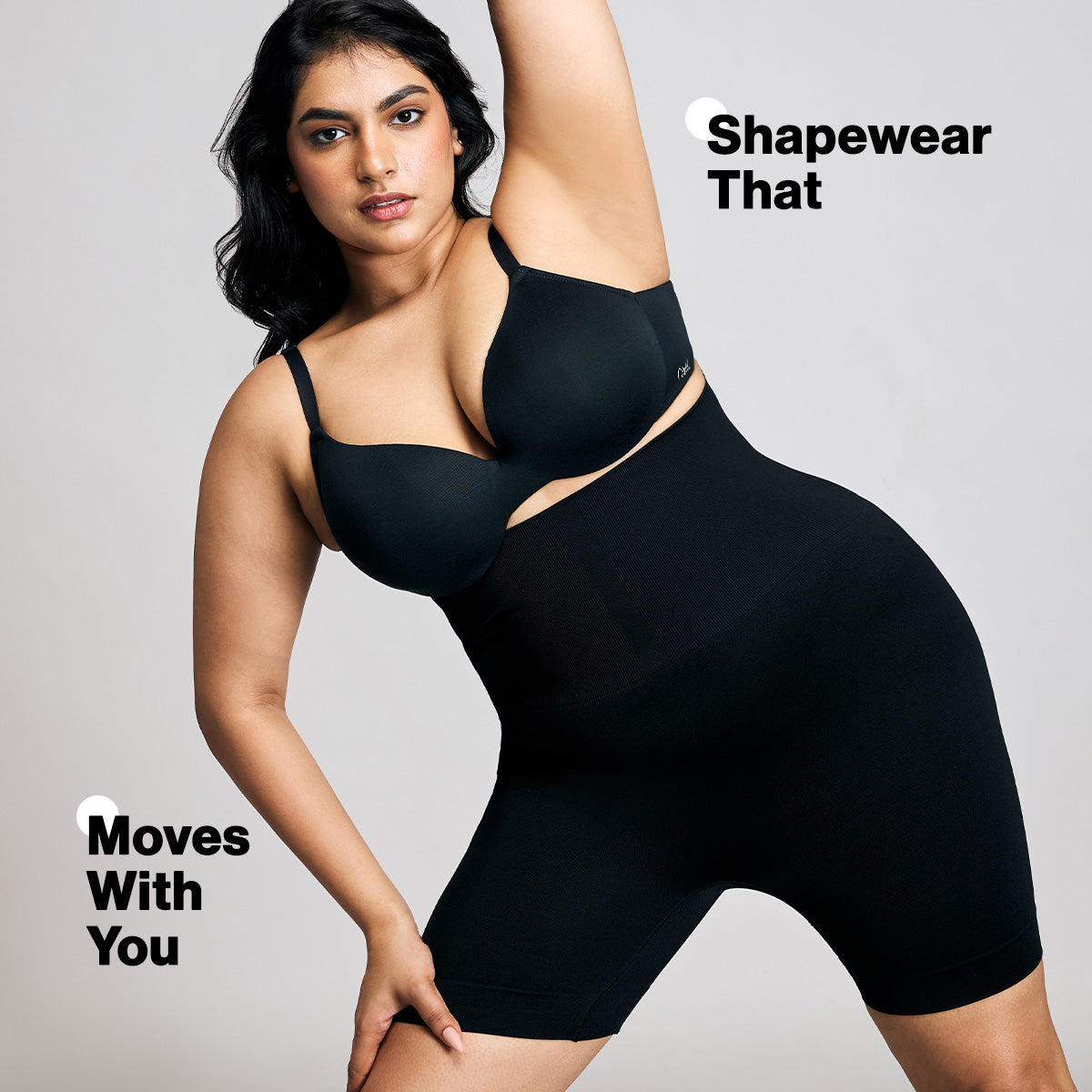 Waist and Thigh Shaper-NYSH02-Black