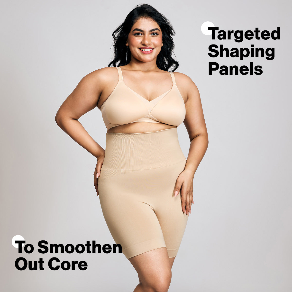 Waist and Thigh Shaper-NYSH02-Nude