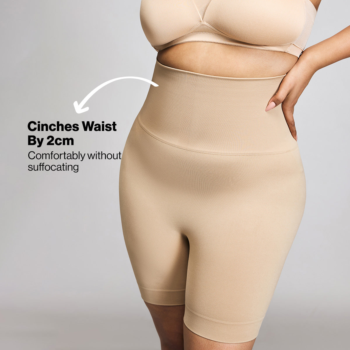 Waist and Thigh Shaper-NYSH02-Nude