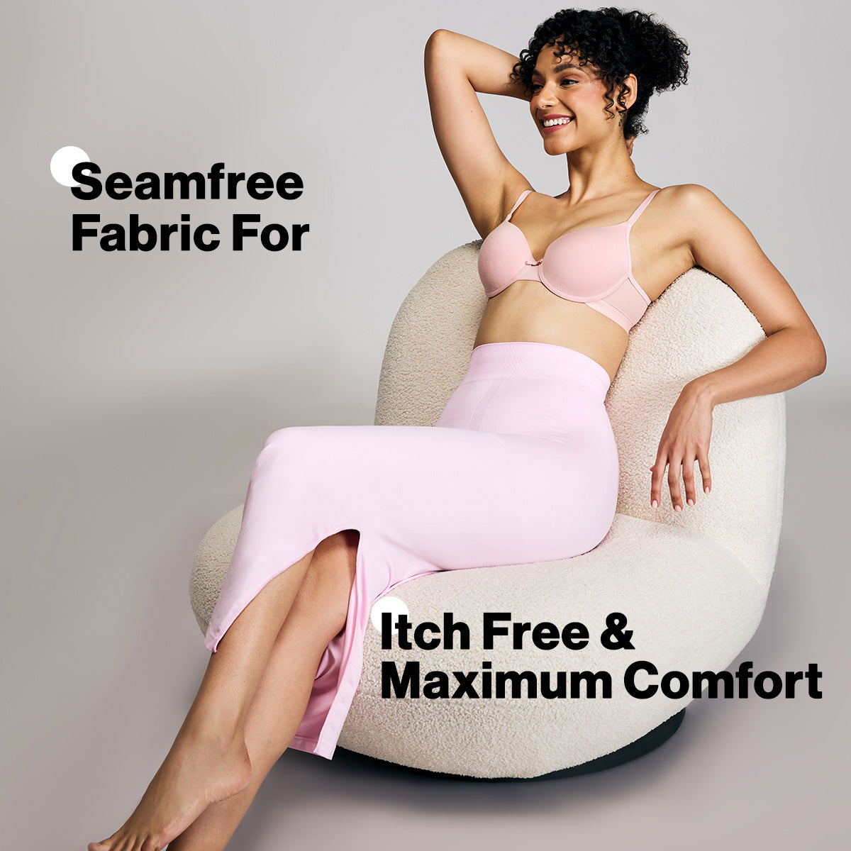 Shapewear with Drawcord for Super support-NYSH021-Pink