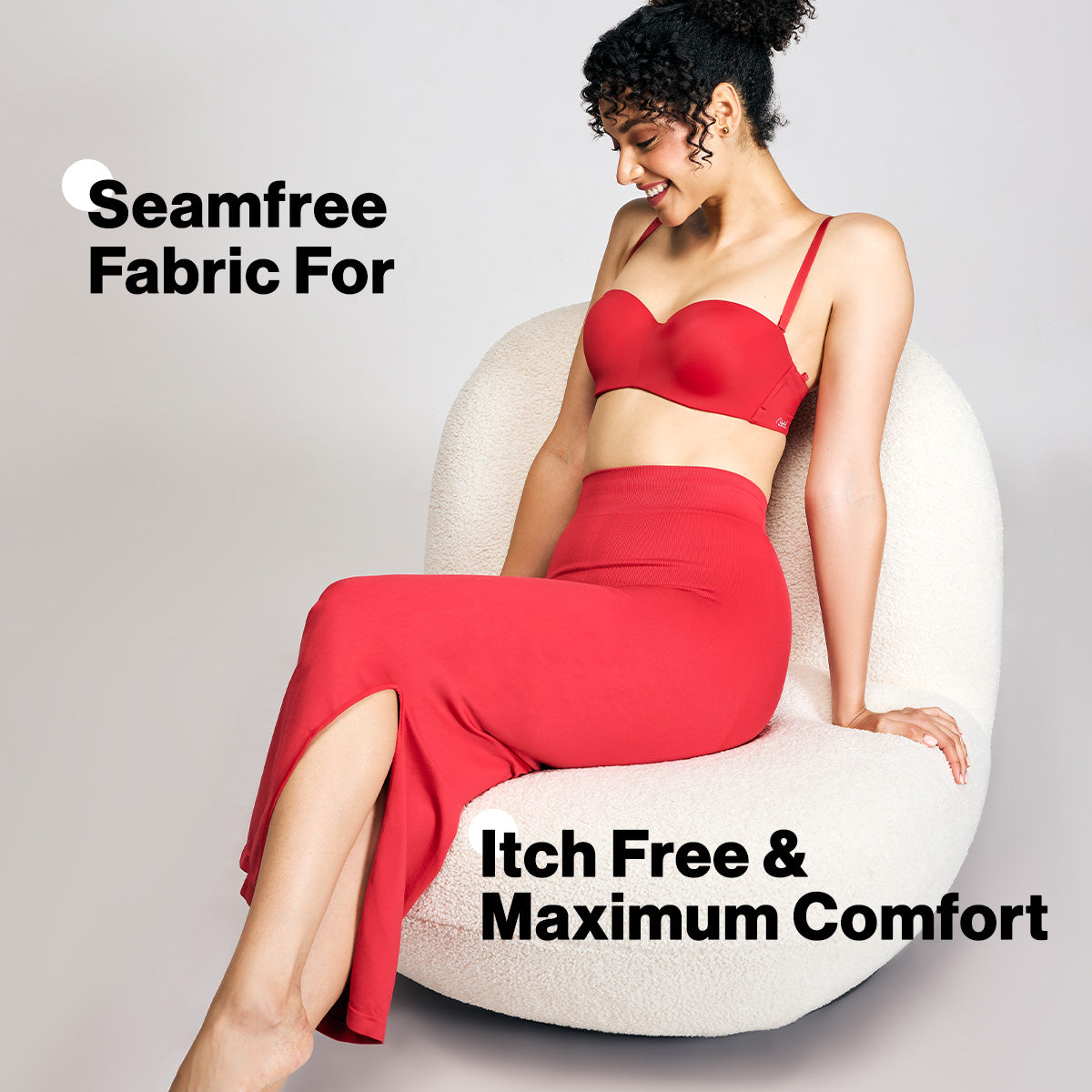 Shapewear with Drawcord for Super support-NYSH021-Red