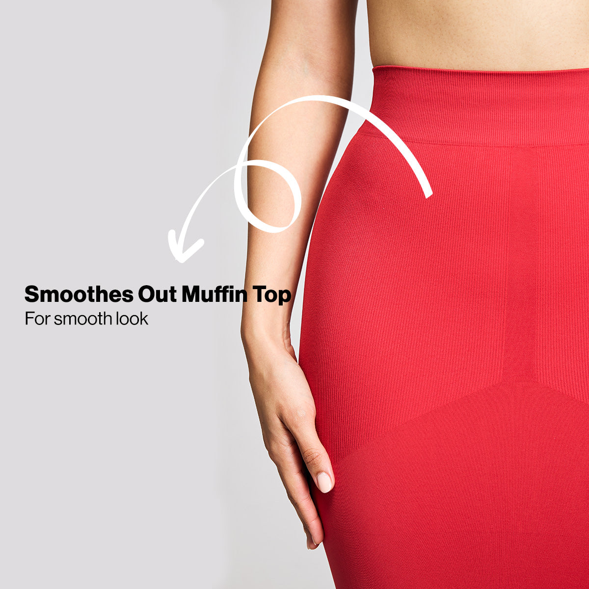 Shapewear with Drawcord for Super support-NYSH021-Red