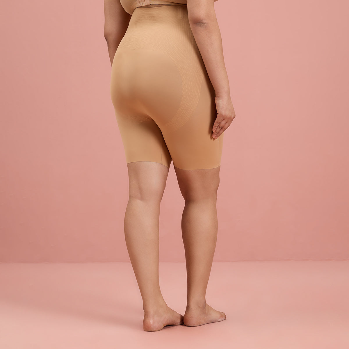 Bonded Seamless Tummy and Thigh Shapewear NYSH31 Brown