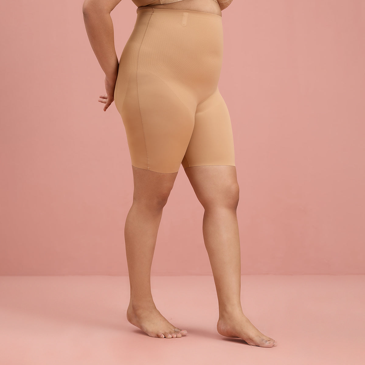 Nykd by Nykaa Bonded Seamless Tummy and Thigh Shapewear NYSH31 Brown