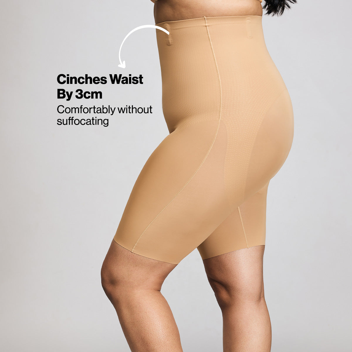 Nykd By Nykaa InvisiBlend™ Seamless High Waist Tummy & Thigh Shapewear-NYSH31-Brown