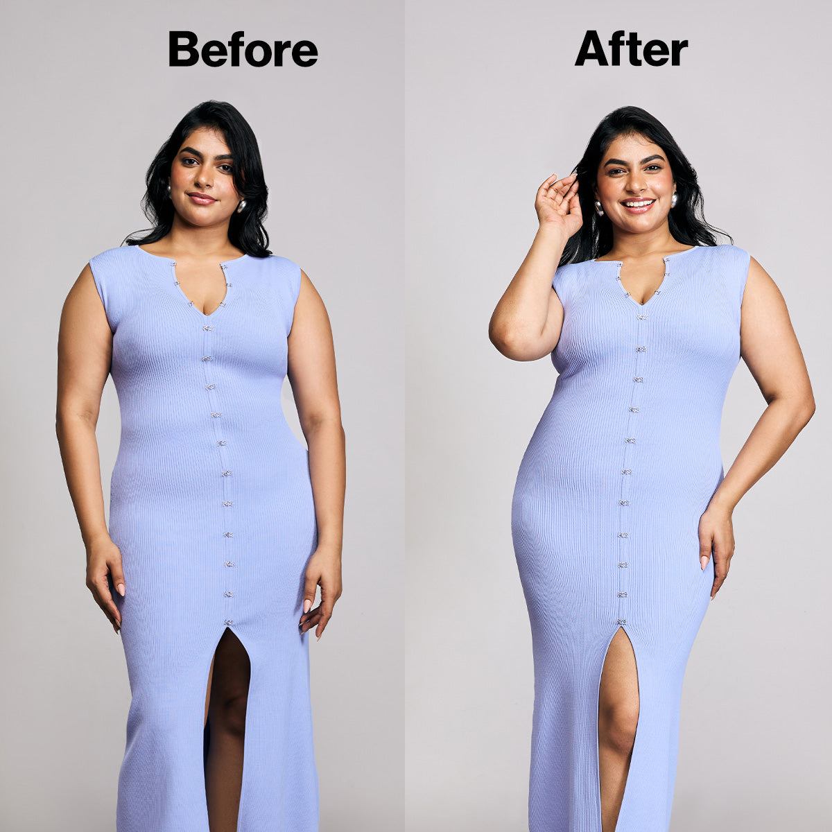 Nykd By Nykaa InvisiBlend™ Seamless High Waist Tummy & Thigh Shapewear-NYSH31-Brown