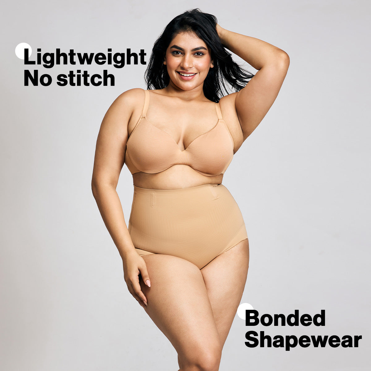 Nykd By Nykaa InvisiBlend™ Seamless High Waist Shapewear Brief NYSH36 Brown