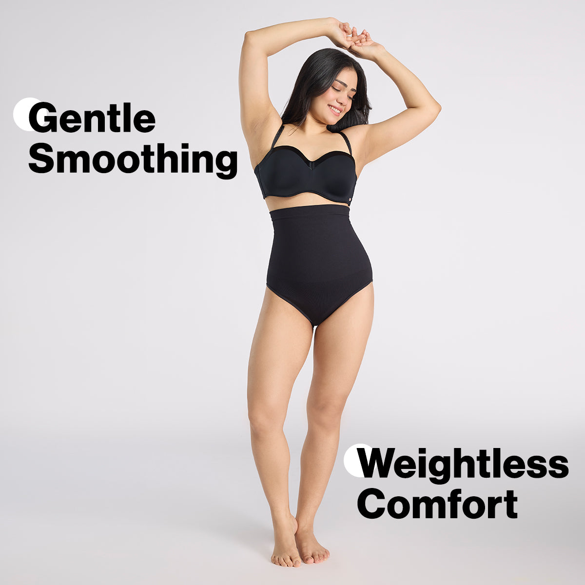 Nykd By NYkaa High Waist Seamfree Everyday Shapewear NYSH39 - Black