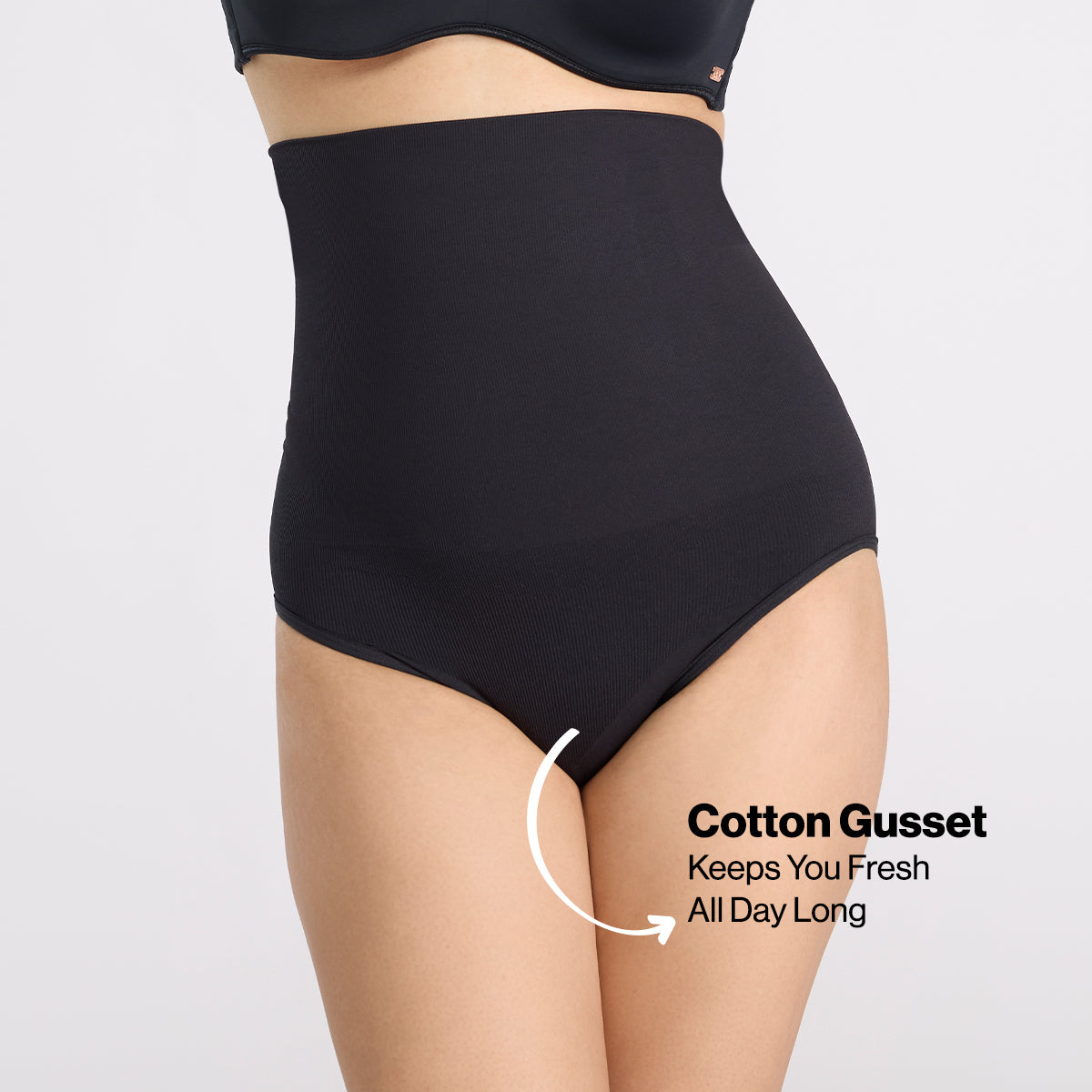 Nykd By NYkaa High Waist Seamfree Everyday Shapewear NYSH39 - Black