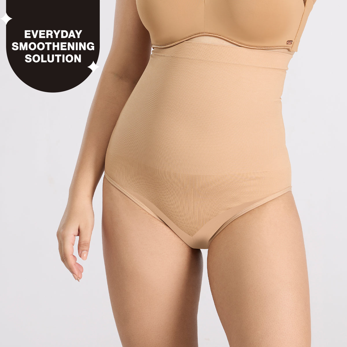 Nykd By Nykaa High Waist Seamfree Everyday Shapewear NYSH39 - Tan