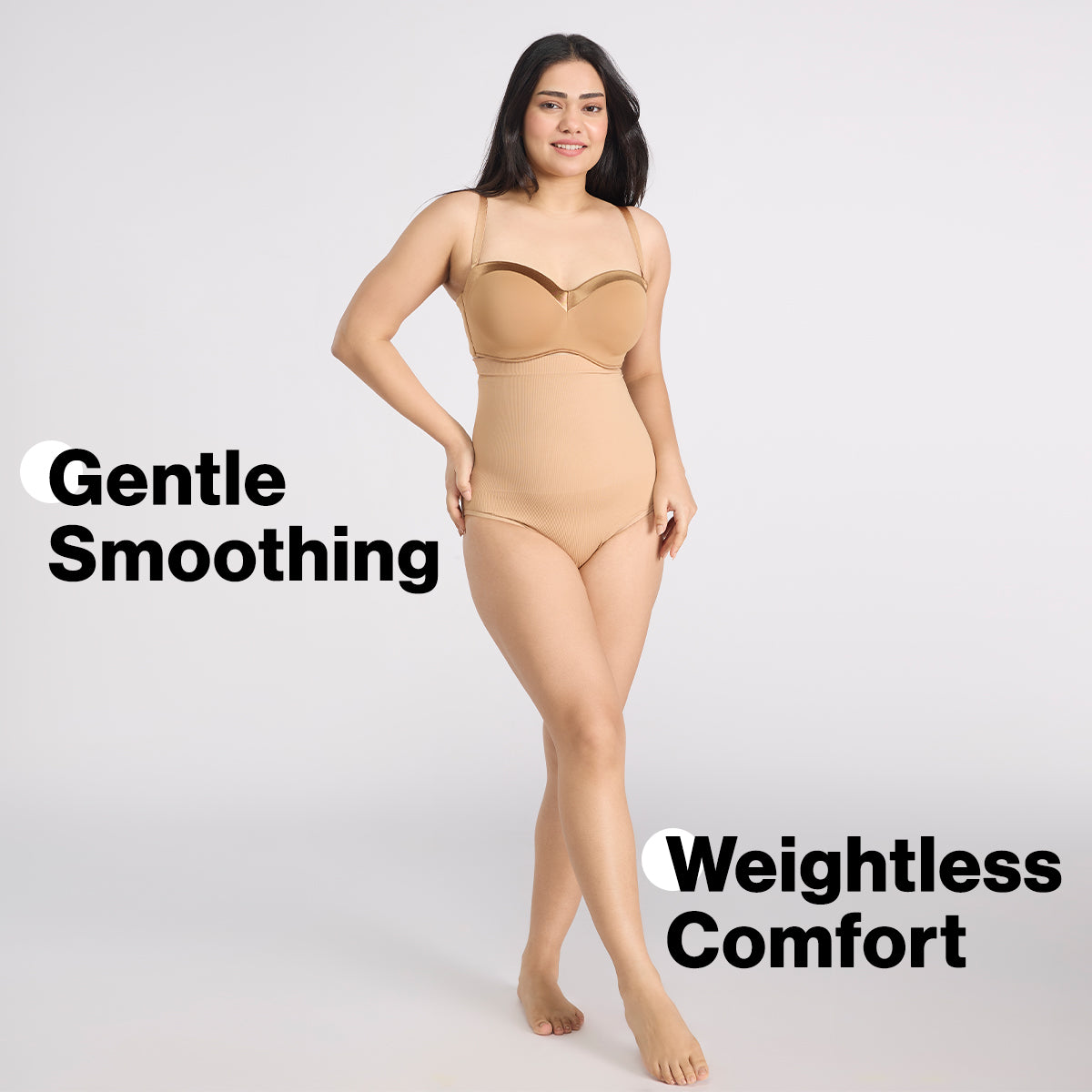 Nykd By Nykaa High Waist Seamfree Everyday Shapewear NYSH39 - Tan