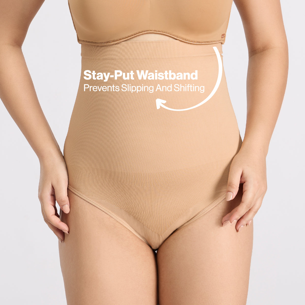 Nykd By Nykaa High Waist Seamfree Everyday Shapewear NYSH39 - Tan