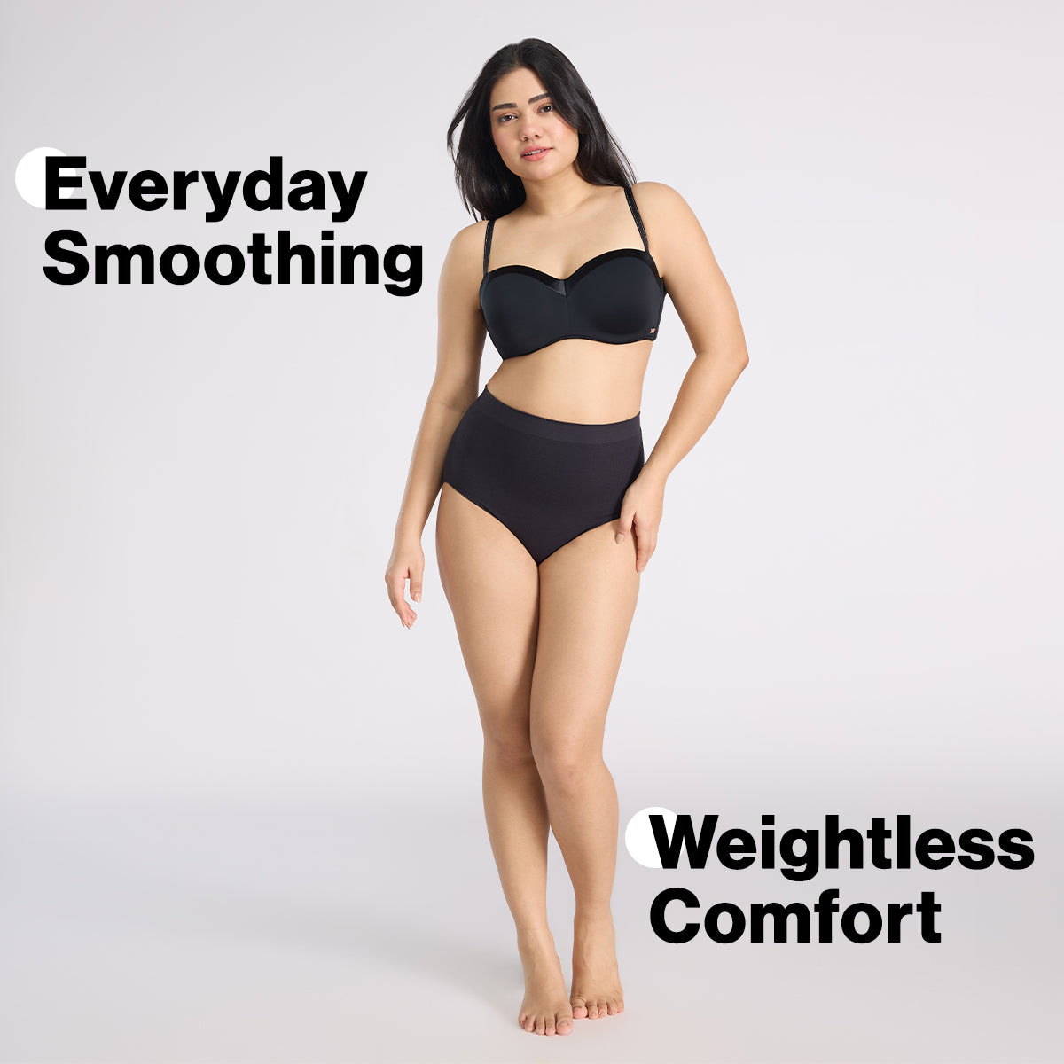 Nykd By Nykaa Everyday Seamfree Shaping Panty NYSH40 - Black