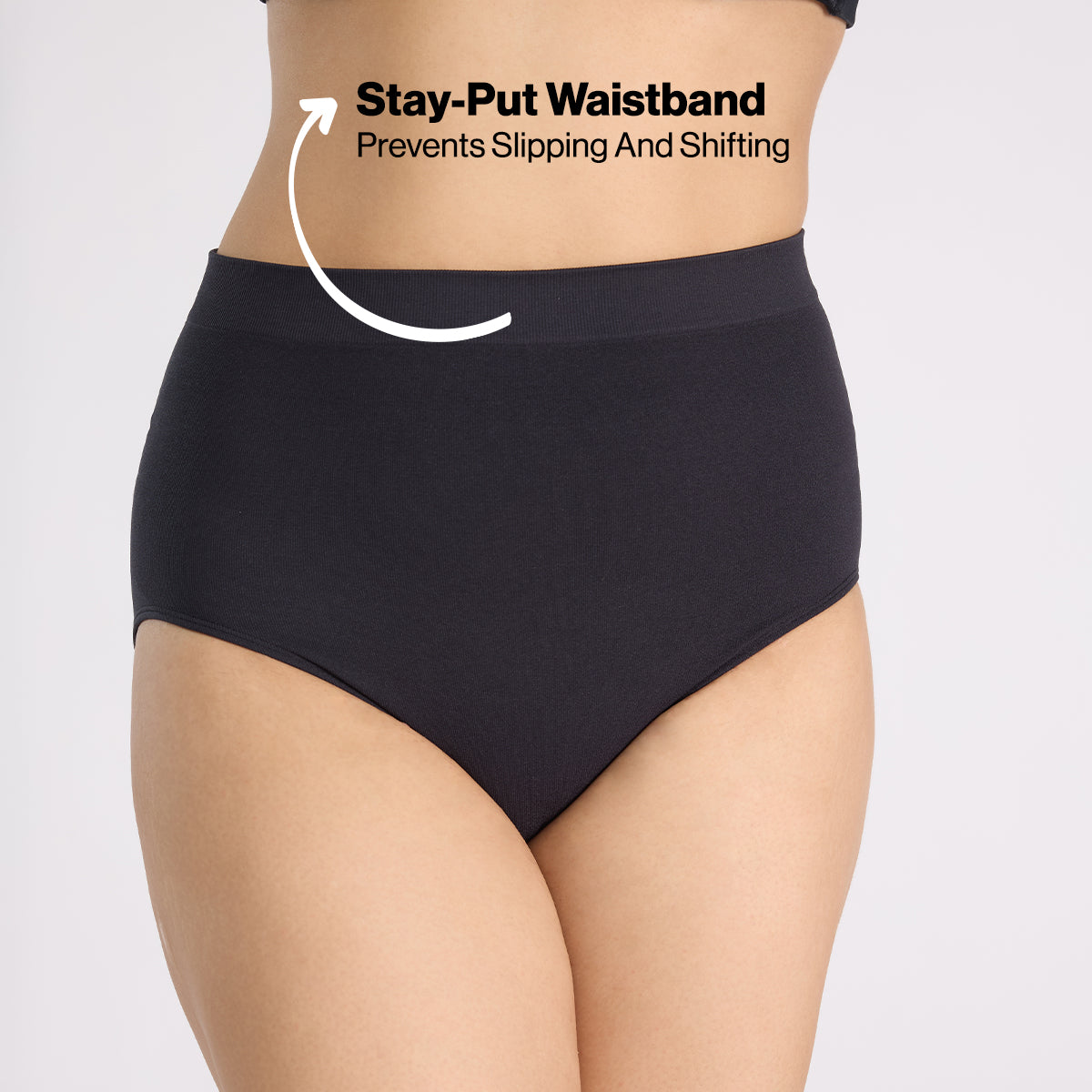 Nykd By Nykaa Everyday Seamfree Shaping Panty NYSH40 - Black