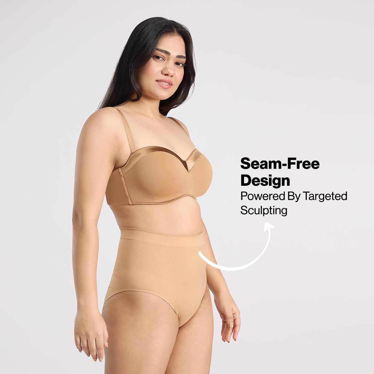 Nykd By Nykaa Everyday Seamfree Shaping Panty NYSH40 - Tan
