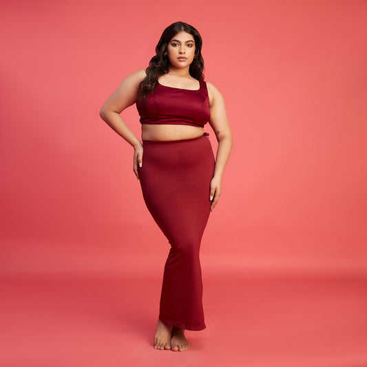 Nykd by Nykaa Shapewear with Drawcord for Super support - NYSH021-Wine