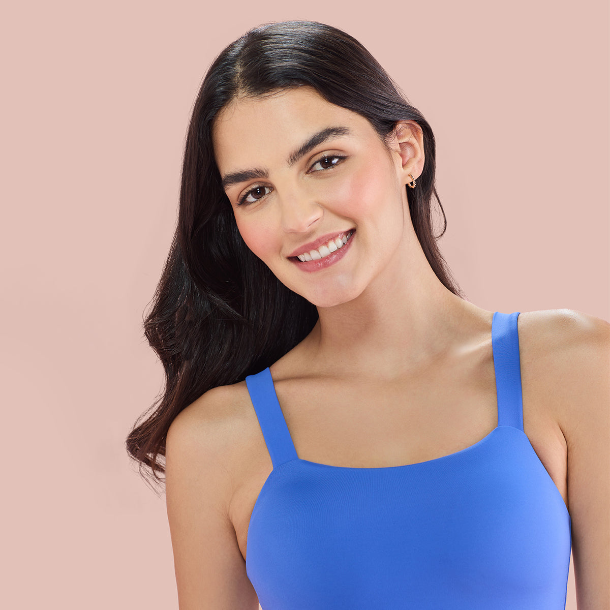 Nykd by Nykaa Chic Square Neck Swimwear NYSW19 Blue