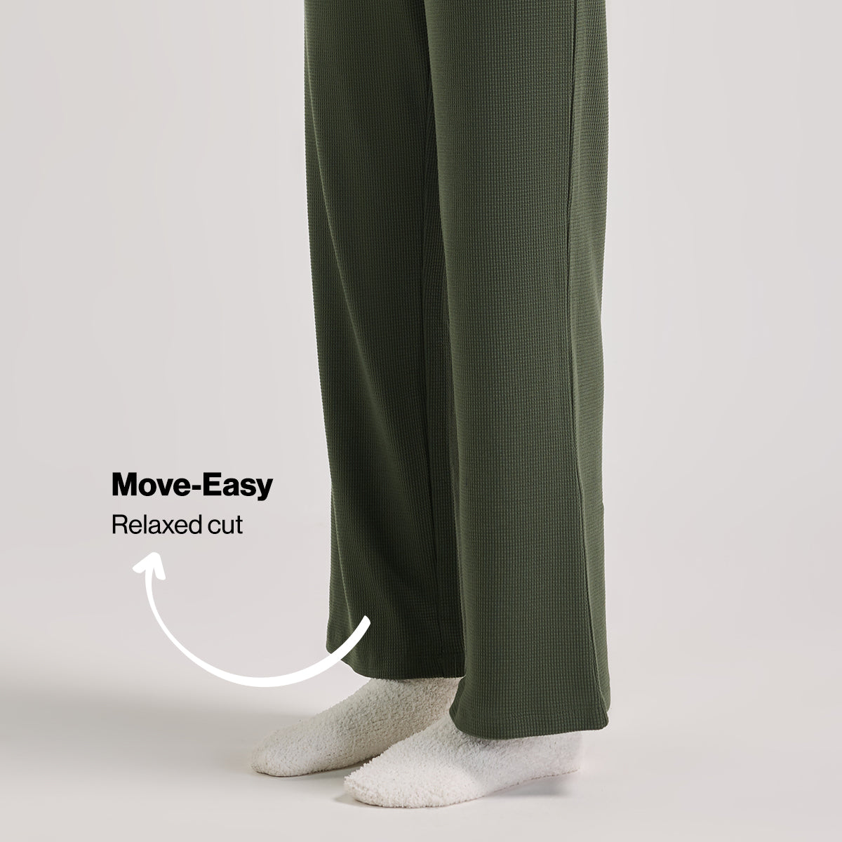 Nykd By Nykaa Women’S Waffle Ease Lounge Pyjamas-Relaxed Fit Nightwear NYS501-Olive