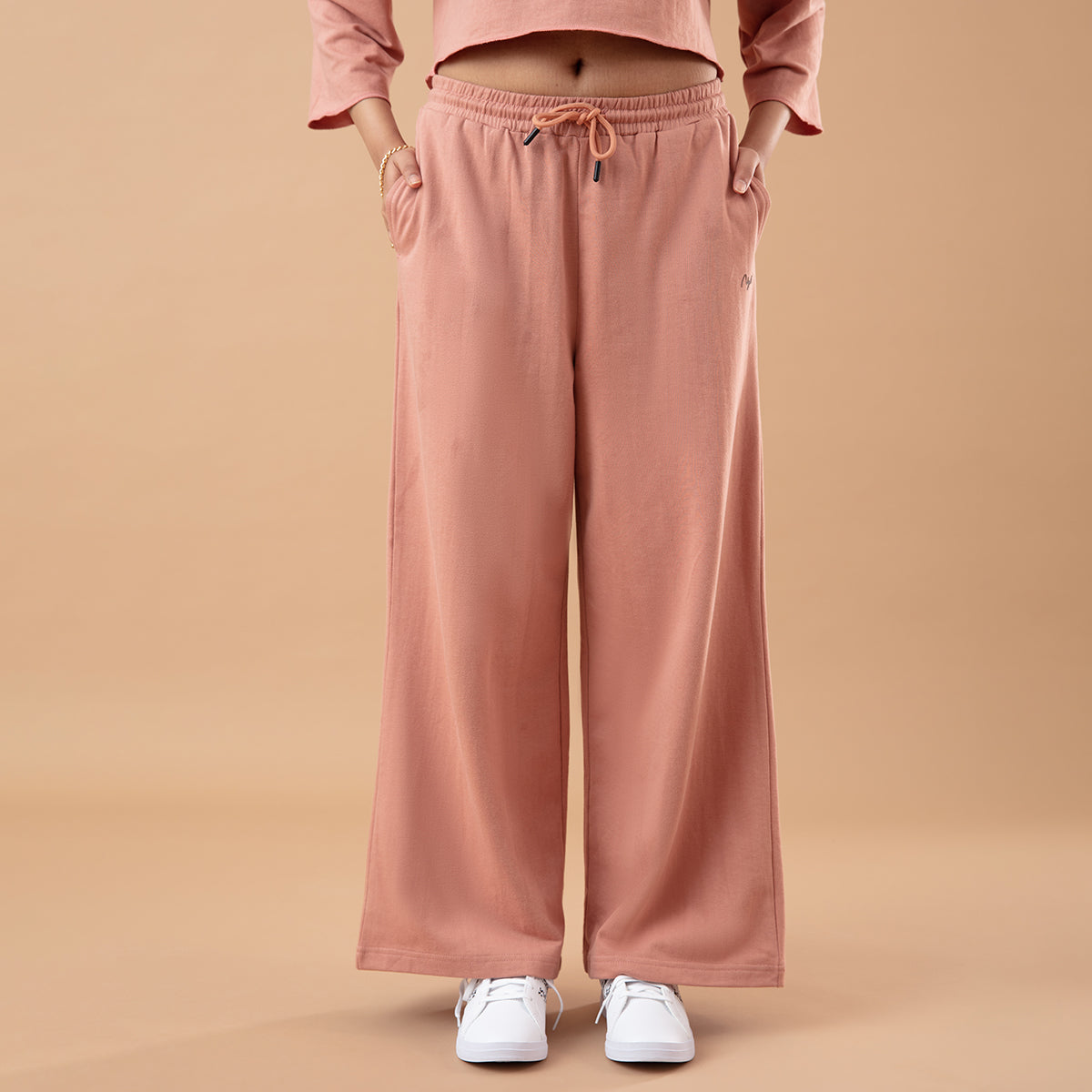 Nykd All Day Comfy High Waist Lounge pants-NYAT204 Italian Clay