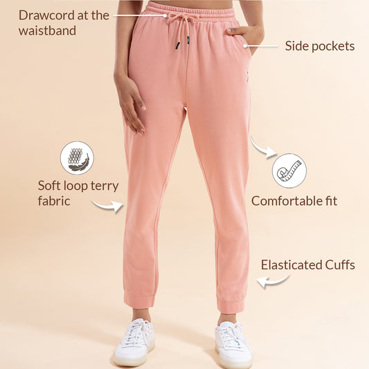 Nykd All Day Classic Utility Jogger-NYAT221 Mellow rose
