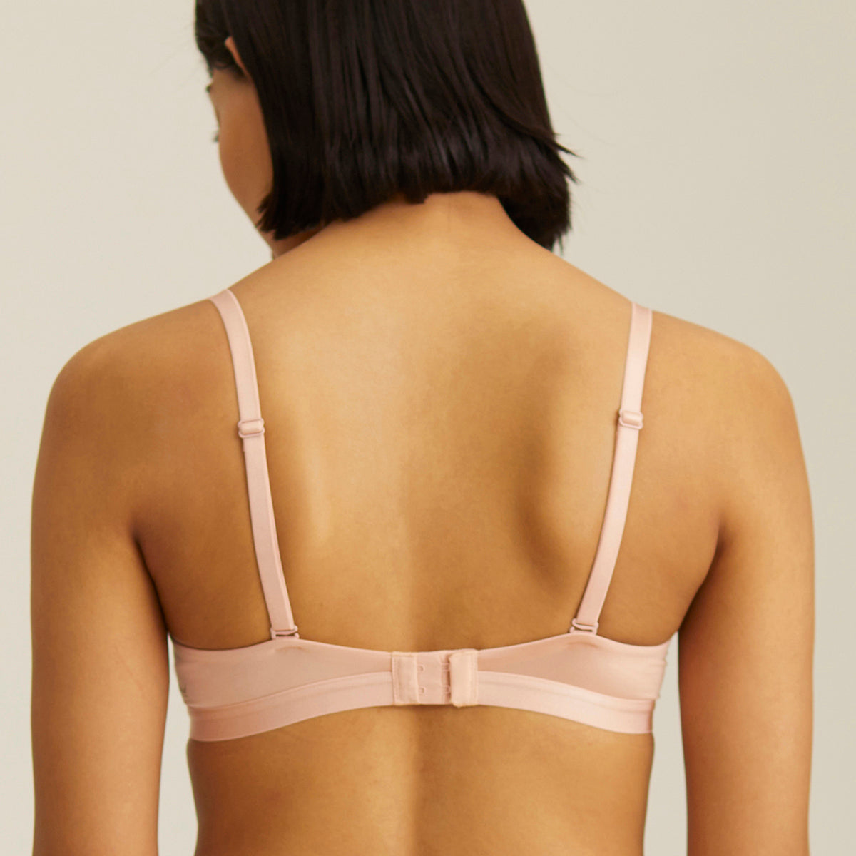 Breathe Shine Padded wired T-shirt Bra 3/4th coverage - Nude NYB008