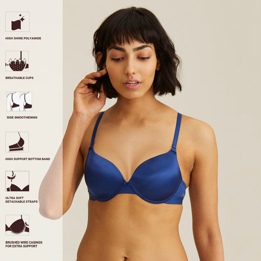 Underwire Push-Up Bra with Full Coverage and Padded Cups with Lace Win –  Nuvatek Distribution Corporation