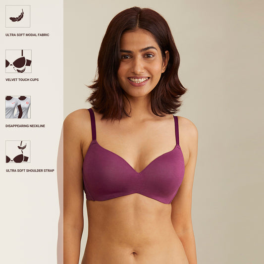 Buy NYKD BY NYKAA Non-Wired Padded Women's T-Shirt Bra