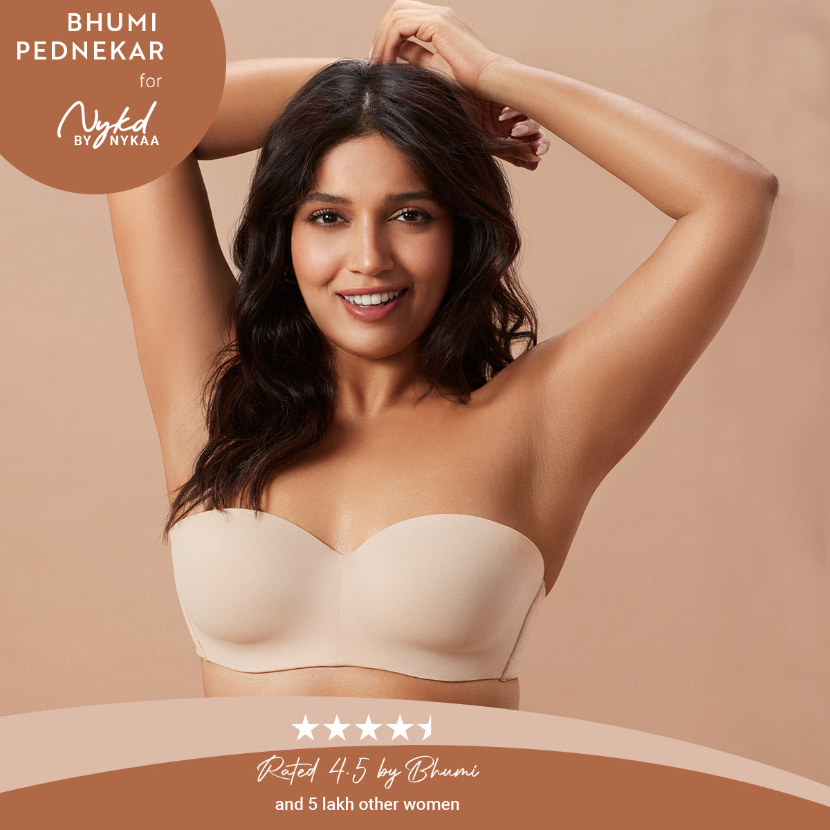 Buy Nykd by Nykaa The Ultimate Strapless Bra - Wine NYB027 online