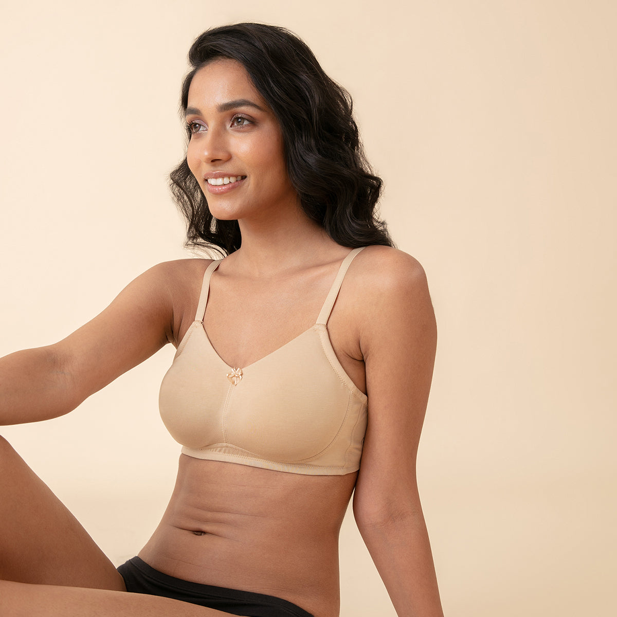 Soft Cup Wireless Hold Me Up Full Coverage - Nude NYB062
