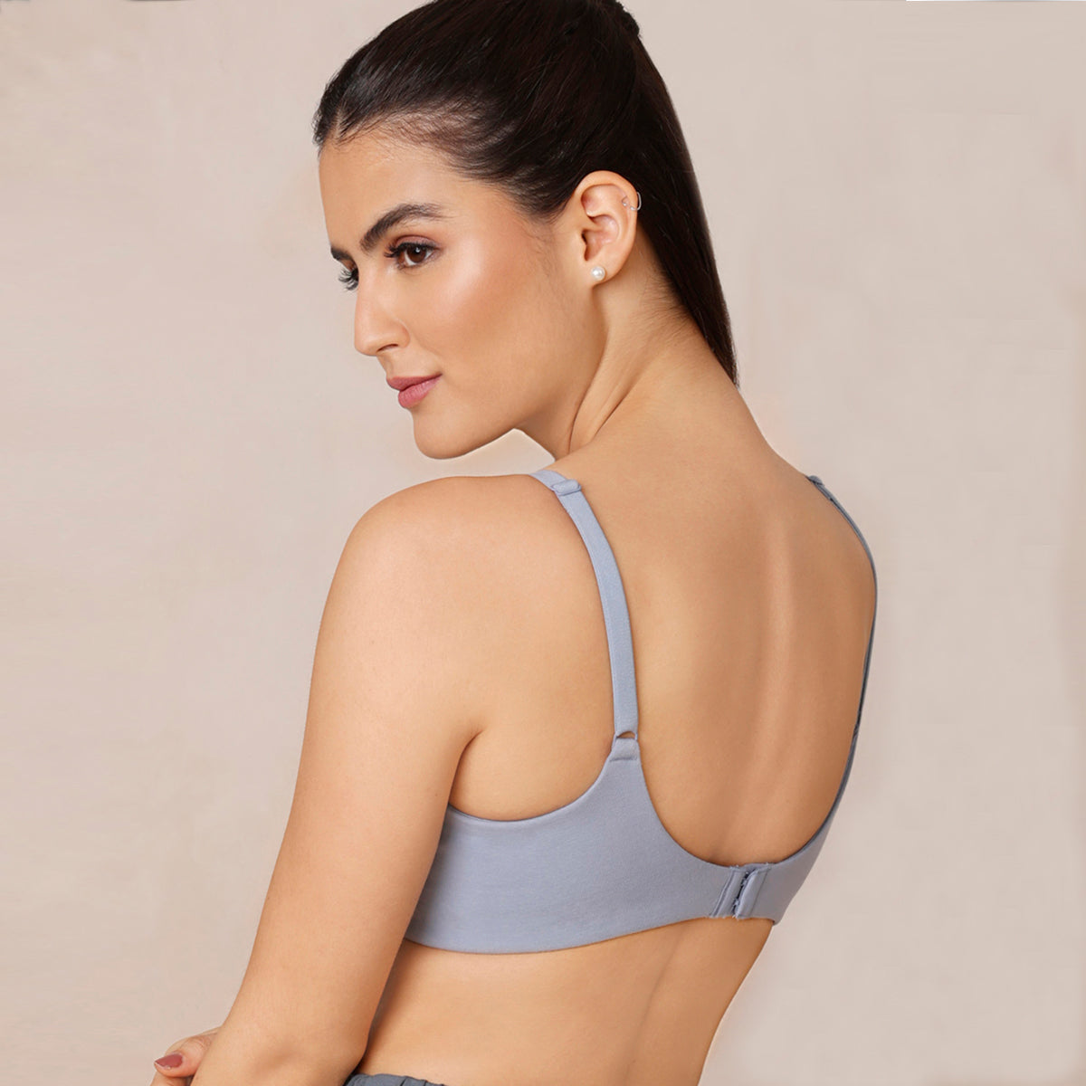 Nykd by Nykaa Cups of Joy Wire-free Shaping Bra - M Blue NYB094