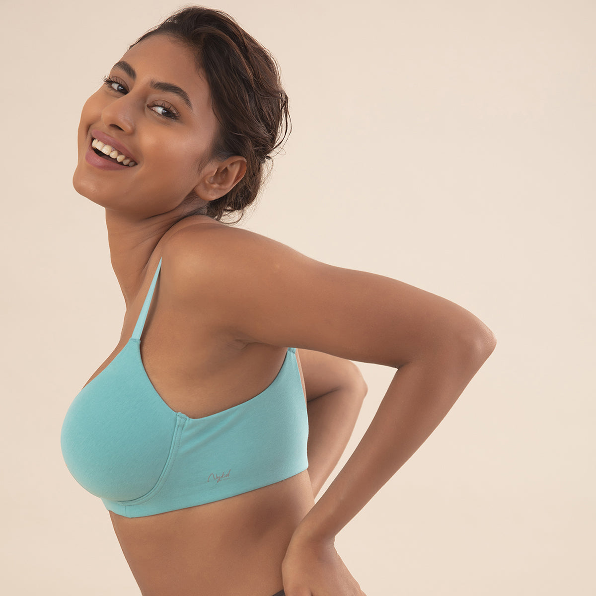 Nykd by Nykaa Cups of Joy Wire-free Shaping Bra-Mint NYB094