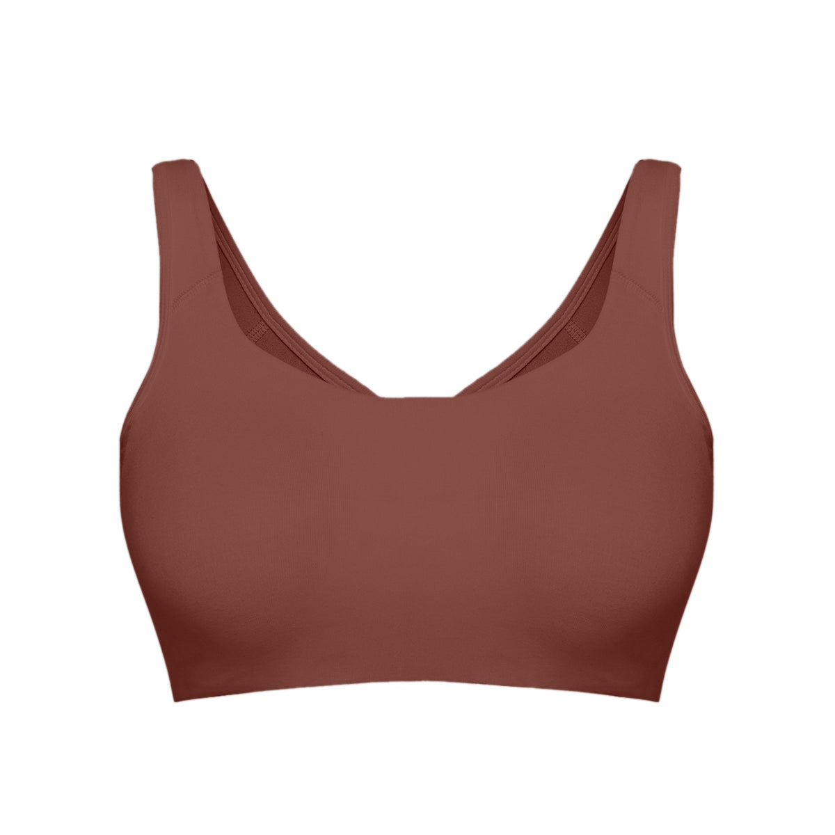 Soft cup easy-peasy slip-on bra with Full coverage - Mahogany NYB113